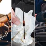 Nível de óleo do carro