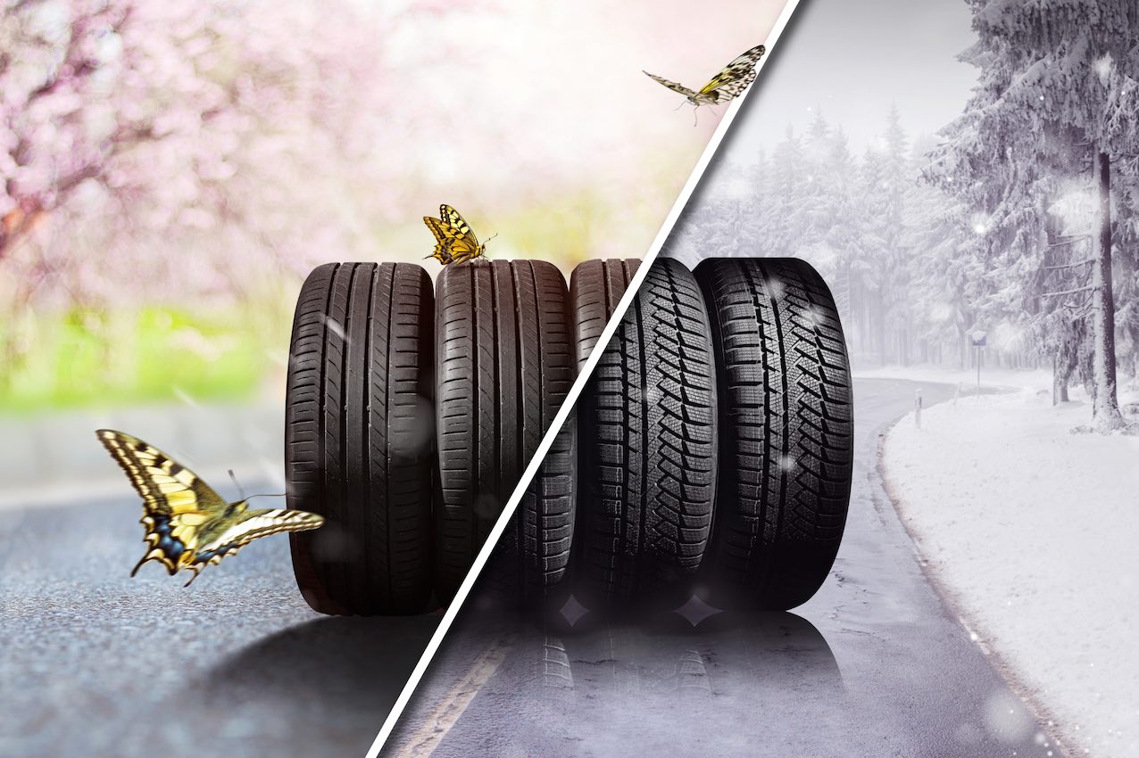 Usar pneus de verão no inverno